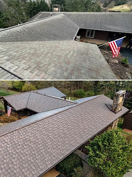 Storm damage repair and full roof restoration